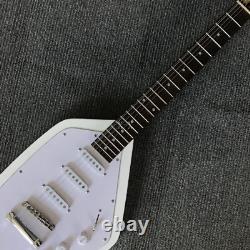12 Strings Pentagon Shape Electric Guitar White Solid Body Rosewood Fretboard