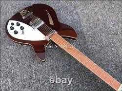 12-string electric guitar, high-quality musical instrument, Ricken red wine colo