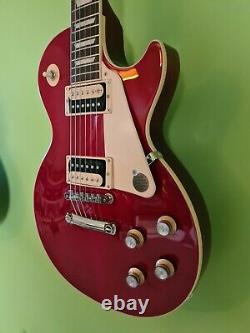 2021 Gibson Les Paul Classic Translucent Cherry Electric Guitar