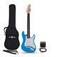 3/4 LA Electric Guitar + Miniamp Blue