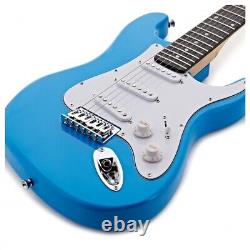 3/4 LA Electric Guitar + Miniamp Blue