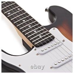 3/4 LA Left Handed Electric Guitar + Amp Pack Sunburst