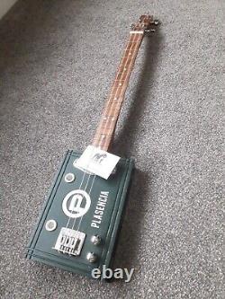 3 String Handmade Acoustic/electric Fretted Cigar Box Guitar