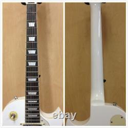 4/4 Haze SEG-277WH Solid Body Electric Guitar White + Gig Bag + Strings
