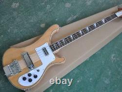 4 Strings Electric Bass Guitar With White Pickguard rosewood Fingerboard, neck Th