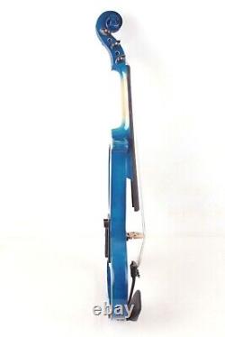 5 String Electric Viola 16 inch Viola blue ebony fittings with case bow