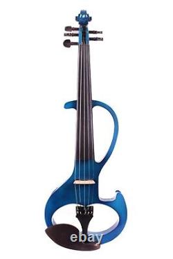 5 String Electric Viola 16 inch Viola blue ebony fittings with case bow