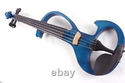 5 String Electric Viola 16 inch Viola blue ebony fittings with case bow