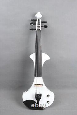 5 string Electric violin kit Solid wood Body with Ebony fittings, Free case, bow