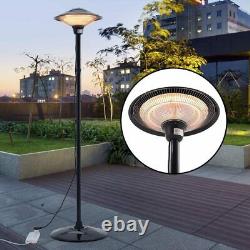 650-3000W Electric Infrared Heater Garden Warmer Freestanding Outdoor Heating