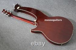 6,6,8 String Acoustic Electric Double Neck Guitar, Harp Guitar