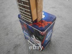 6 String 24 fret Swift Neck Cigar Box Tin Canjo Piezo Electric Acoustic Guitar