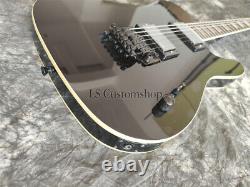 6 String Black TL Electric Guitar Rosewood Fretboard White Binding FR Bridge 22F