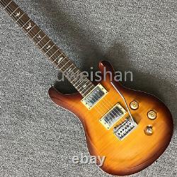 6 String Electric Guitar H H Pickups Tremolo Bridge Mahogany Neck & Body