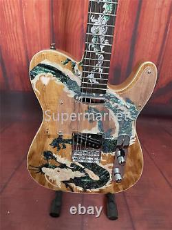 6 String TL Electric Guitar Special Inlay Maple Neck Solid Body Fast Shipping