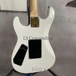 6 Strings Jersey Star Electric Guitar Maple Neck Gold Hardware Alpine White