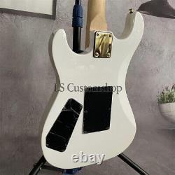 6 Strings Jersey Star Electric Guitar Maple Neck Gold Hardware Alpine White