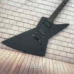 6-string Integrated Electric Guitar with A Black Body Dedicated Protective Plate
