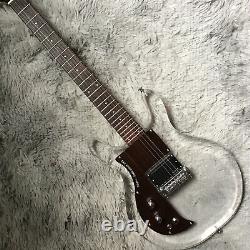 Acrylic Electric Guitar 6 String Transparent Body H Pickups Rosewood Fretboard