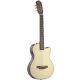 Angel Lopez Cutaway Electric Nylon String Classical Guitar with Solid Body Natural