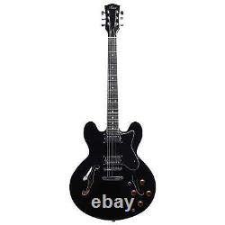 Artist Black58 Semi-Hollow Electric Guitar with Humbucker Pickups