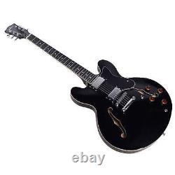 Artist Black58 Semi-Hollow Electric Guitar with Humbucker Pickups