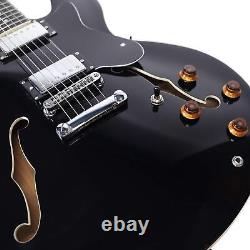 Artist Black58 Semi-Hollow Electric Guitar with Humbucker Pickups