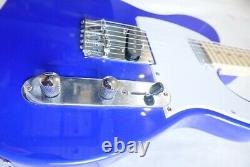 BUDGET Quincy Tele Style Electric Guitar T Shape INDIGO BLUE great value bargain
