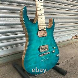 B-STOCK Lindo 6X Quilted Maple Bamboo Electric Guitar and Hard Case 10% OFF