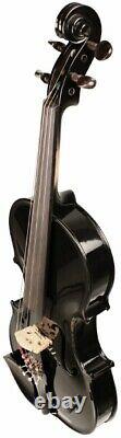 Barcus-Berry Vibrato-AE Acoustic-Electric Violin Outfit with Case Black