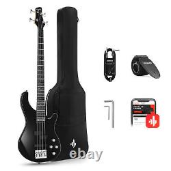 Bass Guitar for Adults 4 Strings Guitars Electric + Gig Bag Strap