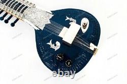 Best Quality String Electric Travel Sitar Hand Painted Tun Wood Indian Musical