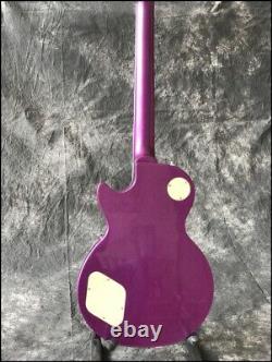 Brand New High Quality Pink Silver Powder 6 String LP Electric Guitar