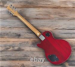 Brand New Rain Les Paul Cherry electric guitar, single cut away x 2 Humbuckers