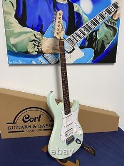 CORT G110 CGN Double Cut Electric Guitar Finished in Caribbean Green