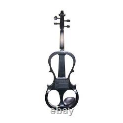 Cecilio Size 4/4 Electric Violin Ebony Fitted Black Style1