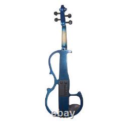 Cecilio Size 4/4 Electric Violin Ebony Fitted Blue Style2