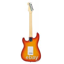 Chord CAL64-CS Electric Guitar HSS Pickups Cherryburst