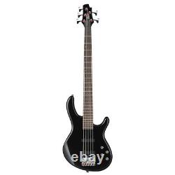 Cort Action Bass V Plus 5-String Electric Bass Guitar, Black (NEW)