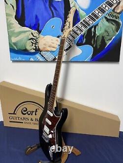 Cort G110 OPBK Double Cut Electric Guitar Finished in Open Pore Black