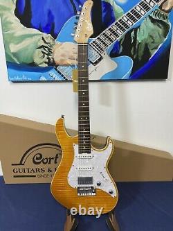 Cort G280 S AM Select Series Electric Guitar in Translucent Amber