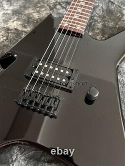 Custom BC Ironbird Electric Guitar MK Black Brown H Pickup 6 String Maple Neck
