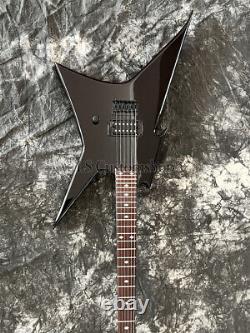 Custom BC Ironbird Electric Guitar MK Black Brown H Pickup 6 String Maple Neck
