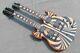 Custom New Wylde Barbarian Double Neck Electric Guitar 12&6 string Gloss Yellow