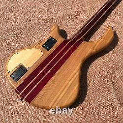 Custom OEM5 String Electric Bass Electric Guitar 6 Strings Grey Solid Right-hand