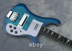 Custom RICken blue 4 Strings cherry 4003 Electric Bass Guitar Chinese eddition