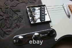 Custom Telecaster Gorgeous and Unique Hand Carved Body + Hard Case