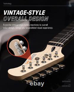DONNER DST-152 Electric Guitar Amp Guitar Kit Coil Split HSS Pickup 39 inch