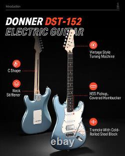 DONNER DST-152 Electric Guitar Amp Guitar Kit Coil Split HSS Pickup 39 inch