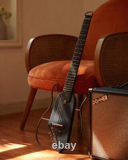 DONNER HUSH-I Acoustic Electric Travel Portable Guitar Set Quiet Practice